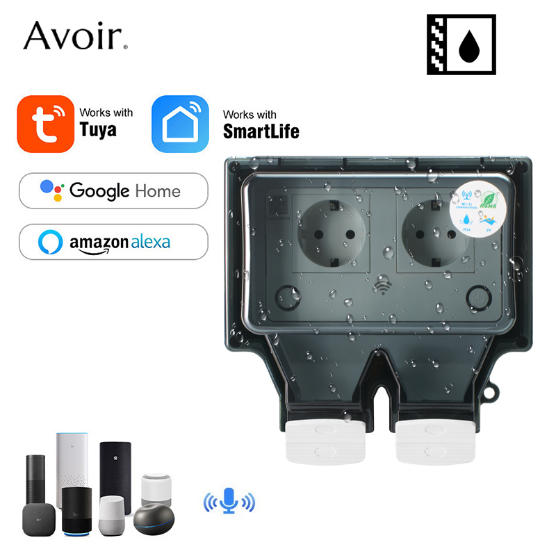 Outdoor Power Quincy - Avoir Tuya Tường Điện Ổ Cắm