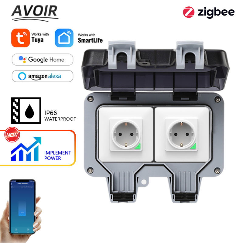 Outdoor Power Quincy - Avoir Tuya Zigbee Điện Ổ Cắm