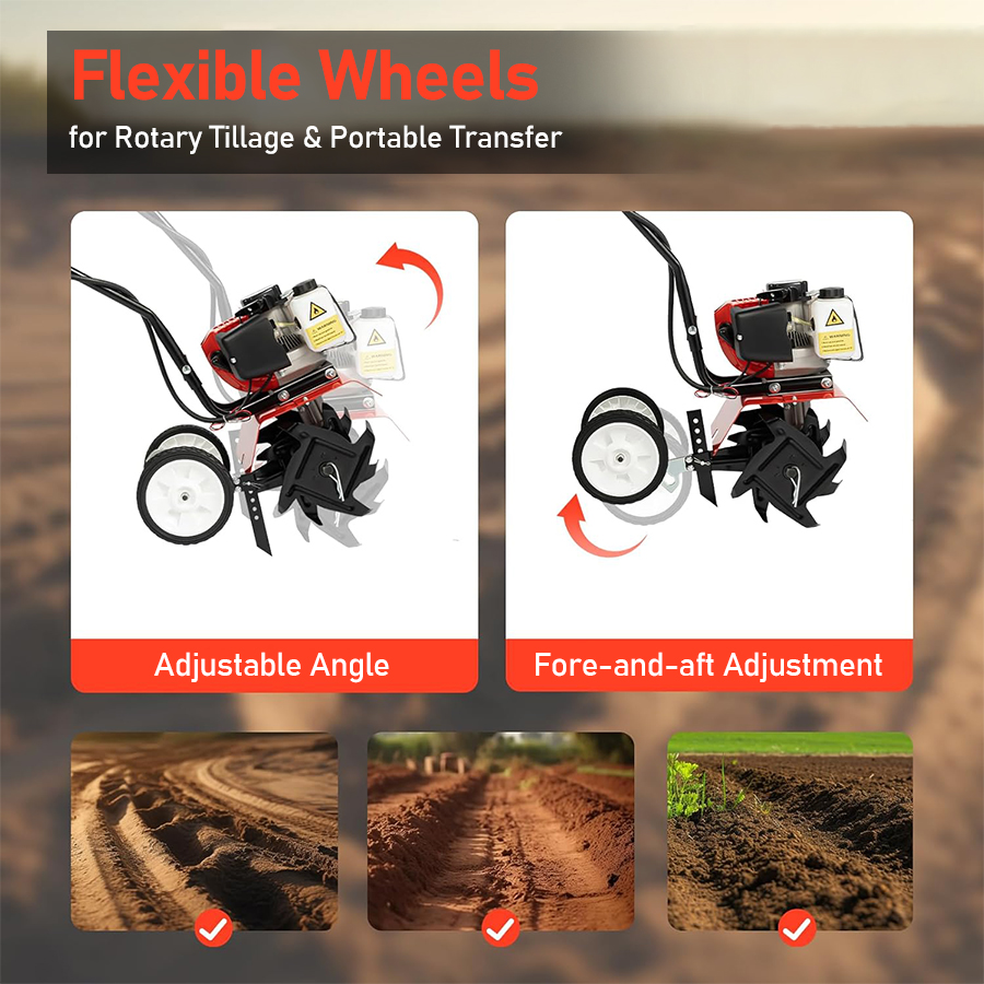 Tungfull Petrol Micro Cultivat - đánh giá và giá Garden Tiller Mini