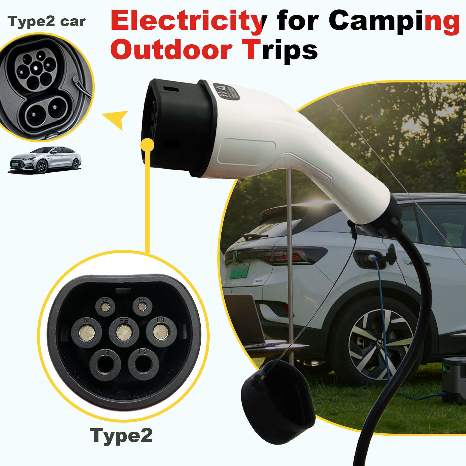 Type2 V2L Discharge Adapter 16 - đánh giá và giá Outdoor Power Quincy