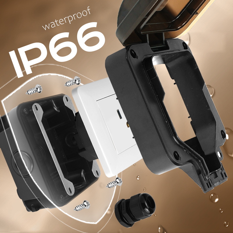 Avoir IP66 Wall Waterproof Soc - đánh giá và giá Outdoor Power Quincy