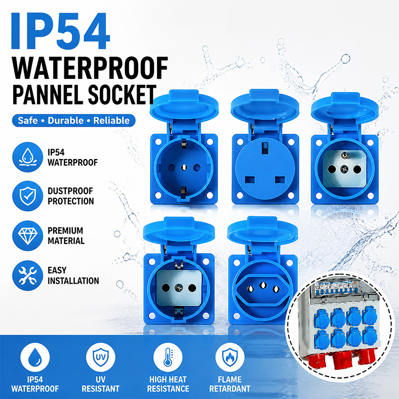 IP54 16A Waterproof Industrial - đánh giá và giá Outdoor Power Distribution Panel
