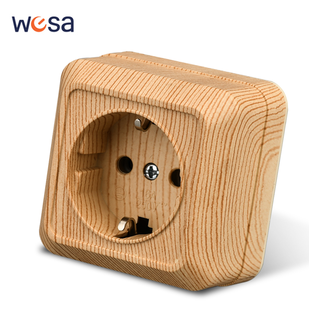 WESA Wood Wall Surface Socket  - đánh giá và giá Outdoor Power Quincy