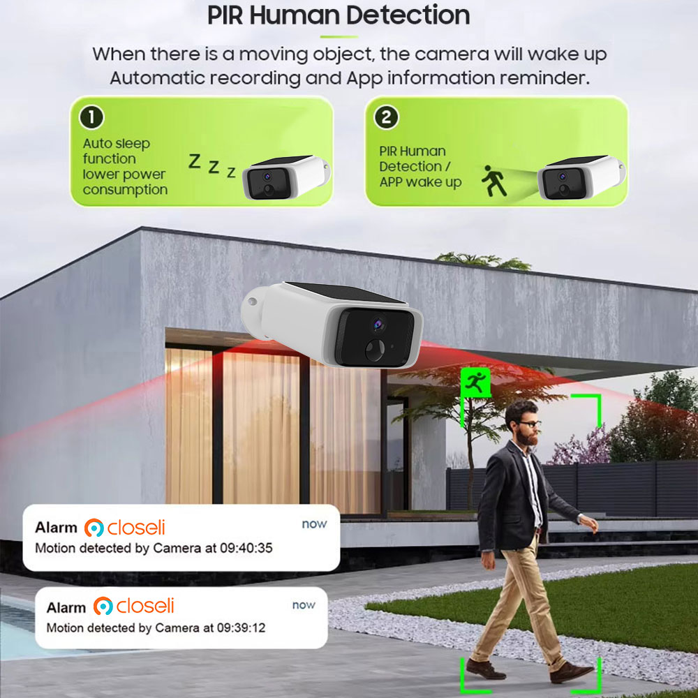 2K Solar Security Camera Wirel - đánh giá và giá Outdoor Power Distribution Panel