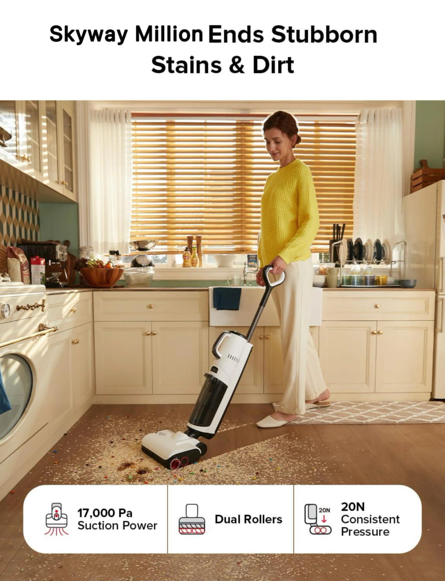 5-in-1 Powerful 17000Pa One St - đánh giá và giá Outdoor Power Mop