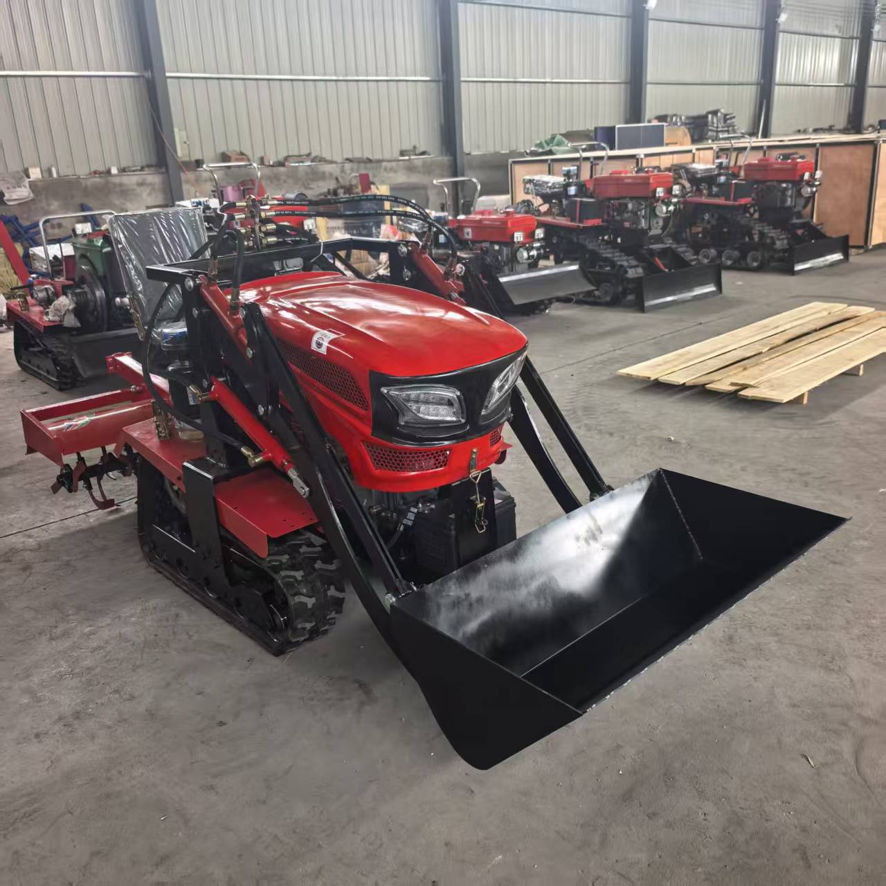 25HP 35HP Mini Rubber Track Tr - đánh giá và giá Garden Tiller Mini