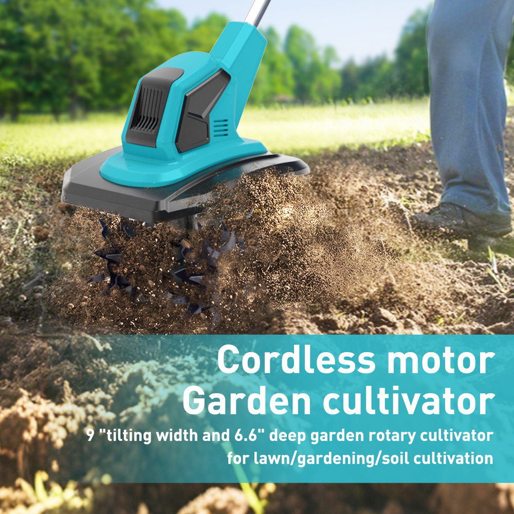 21V Lithium High Power Mini Ti - đánh giá và giá Garden Tiller Mini