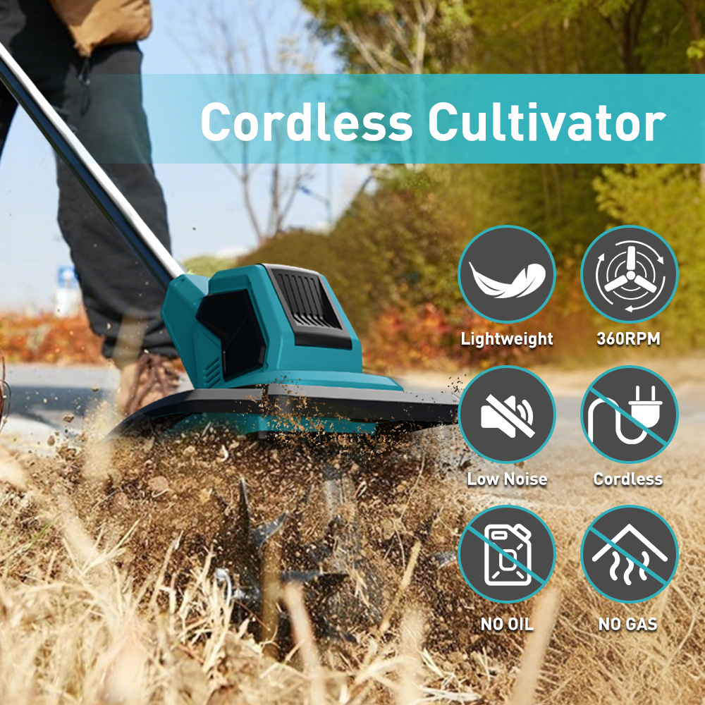 21V Lithium High Power Mini Ti - đánh giá và giá Garden Tiller Mini