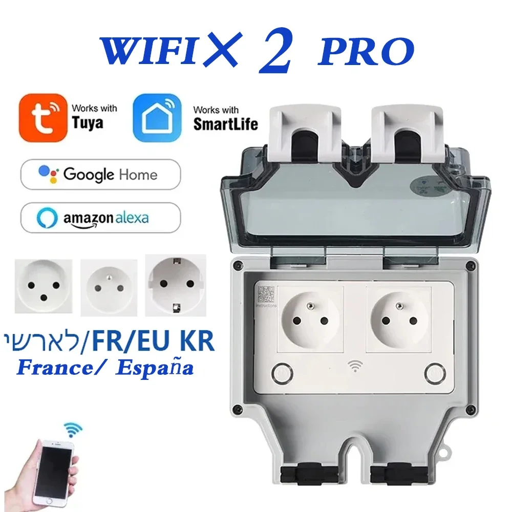 Tuya Waterproof Electrical Wal - đánh giá và giá Outdoor Power Quincy