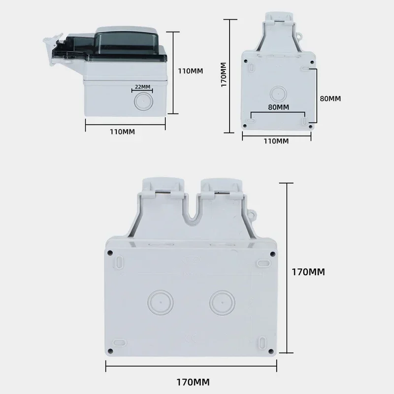Tuya Waterproof Electrical Wal - đánh giá và giá Outdoor Power Quincy