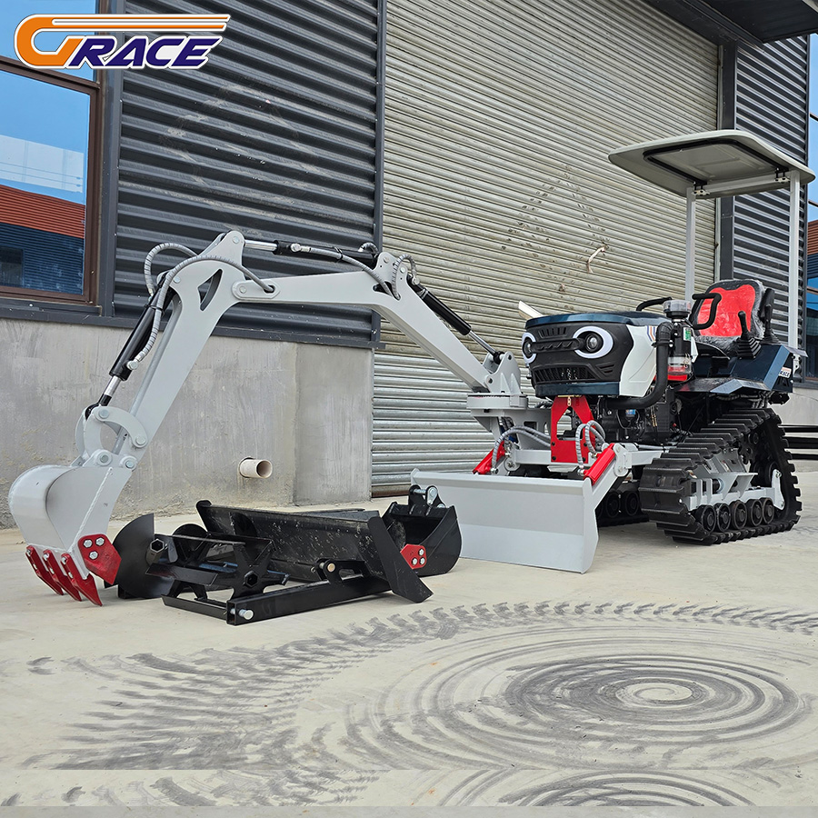 Customize Mini Crawler Tractor - đánh giá và giá Garden Tiller Mini